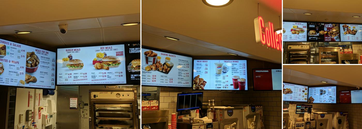 KFC Aberystwyth - Terrace Row Menu