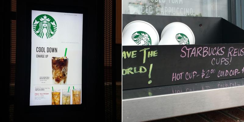 Starbucks Menu