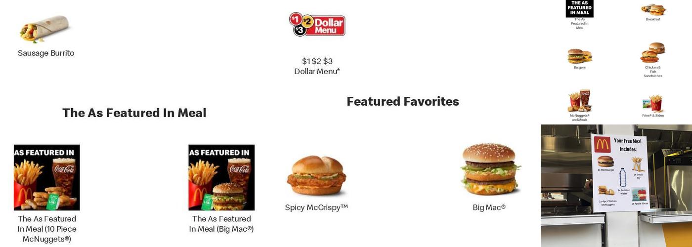 McDonald's Menu