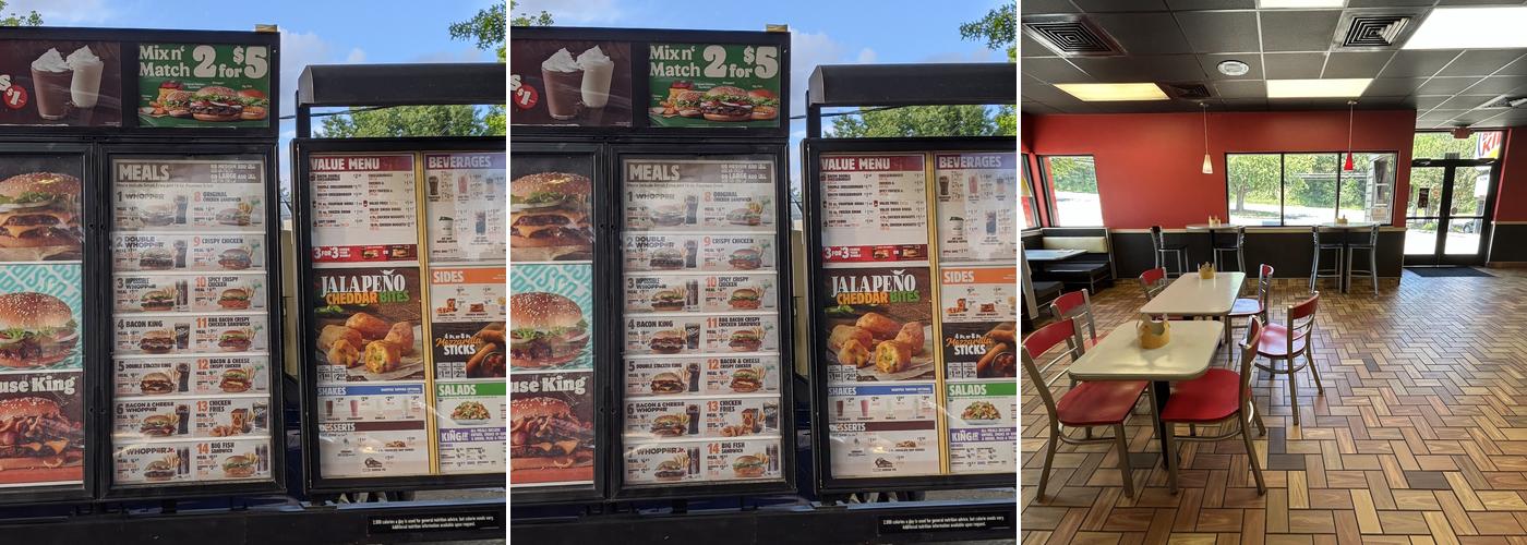 Burger King Menu