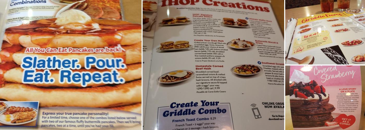 IHOP Menu