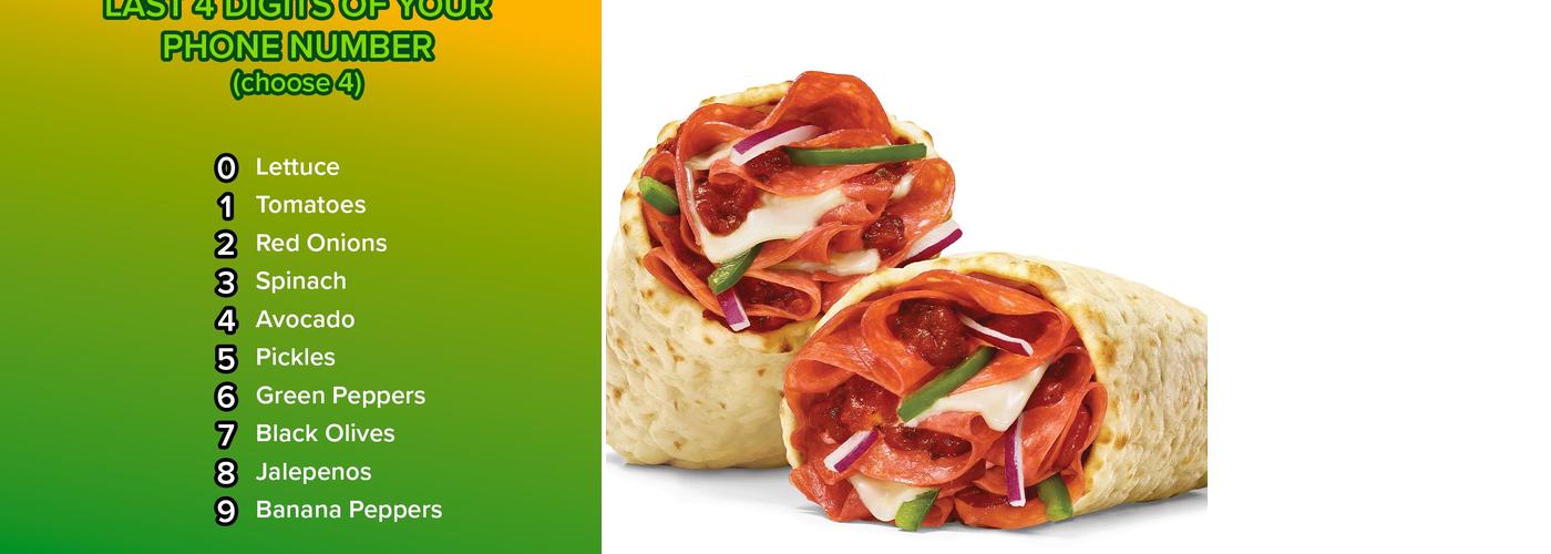 Subway Menu