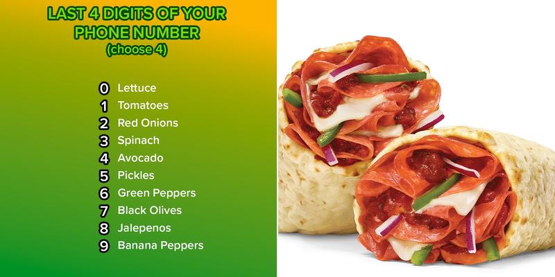 Subway Menu