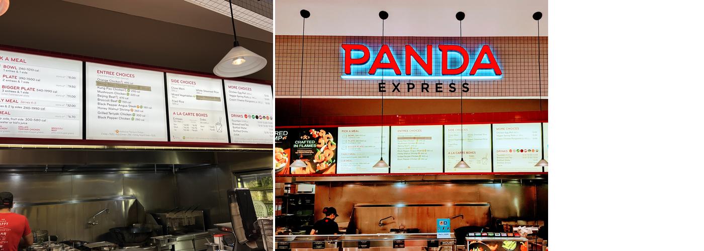 Panda Express Menu