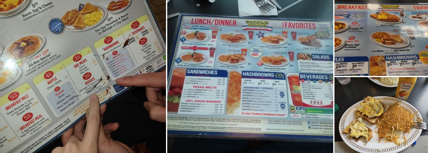 Waffle House Menu