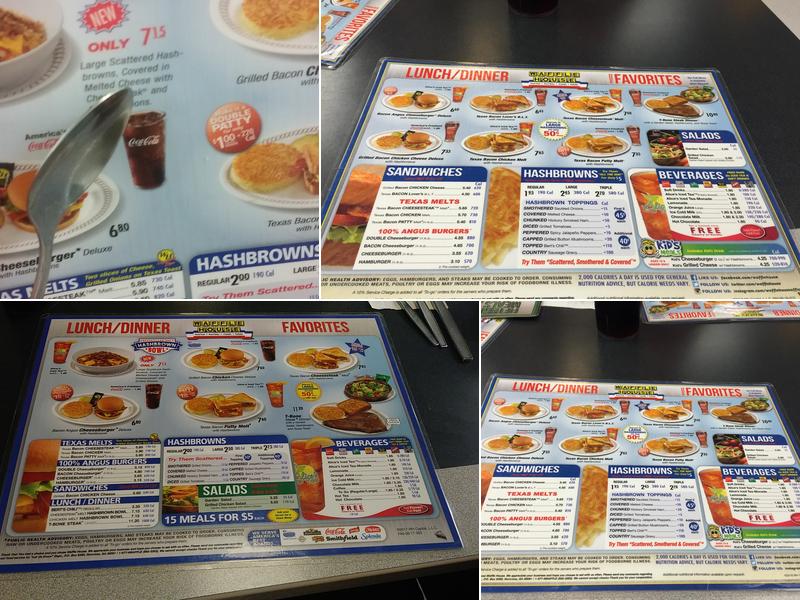 Waffle House Menu