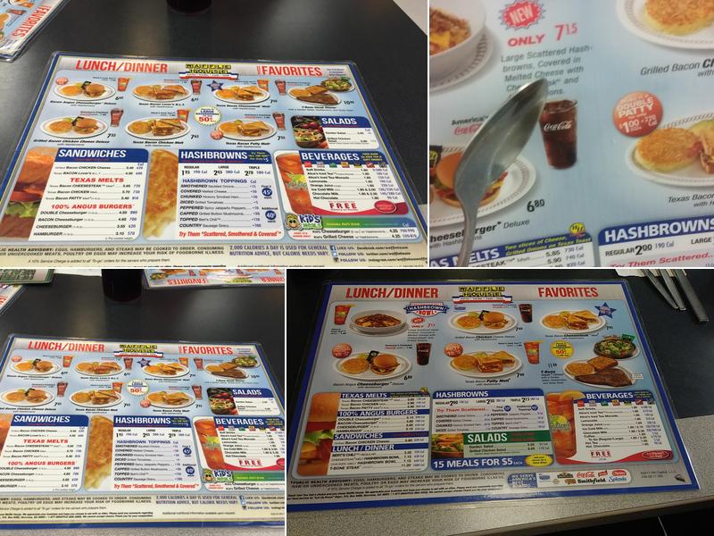 Waffle House Menu