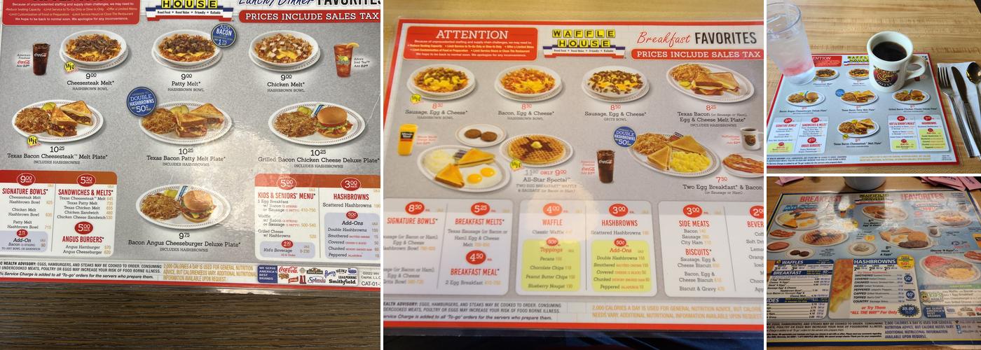 Waffle House Menu