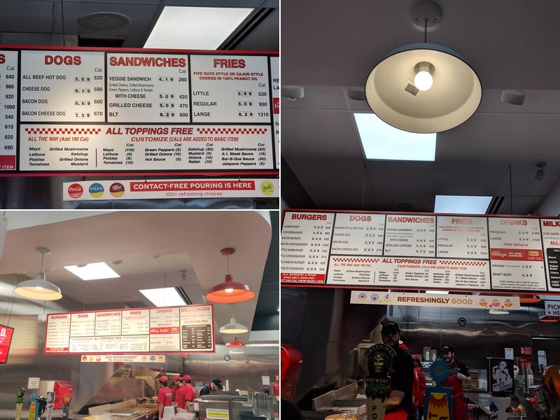 Five Guys Menu