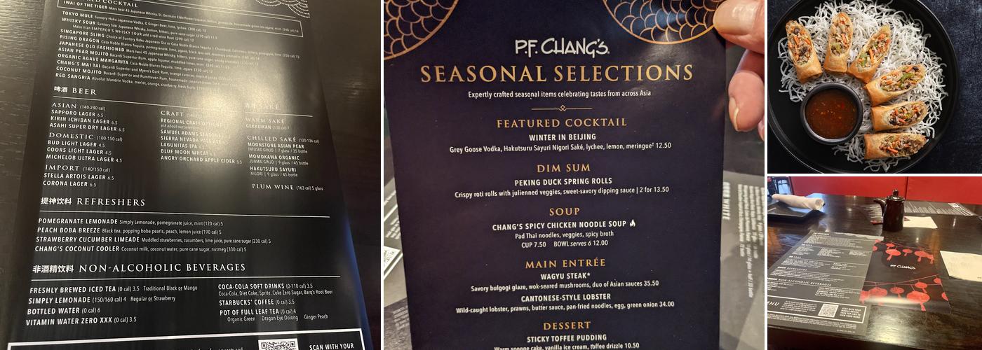 P.F. Chang's Menu