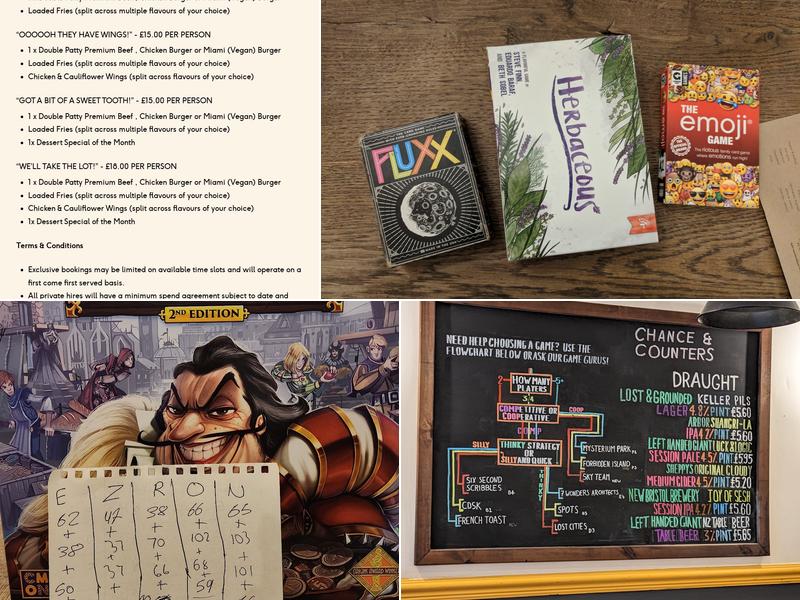 Chance & Counters Menu