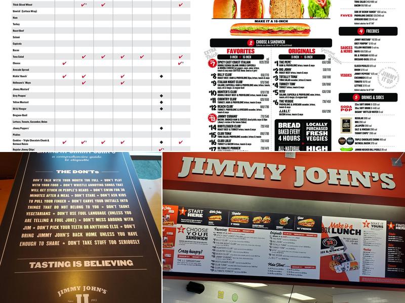 Jimmy John's Menu