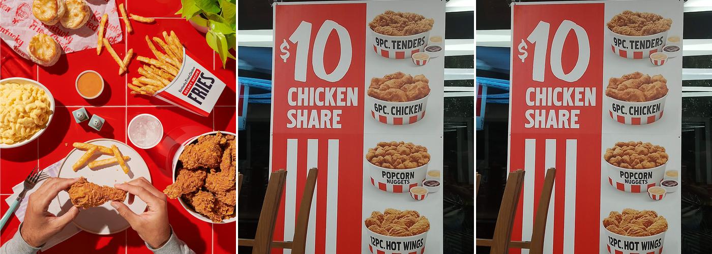 KFC Menu