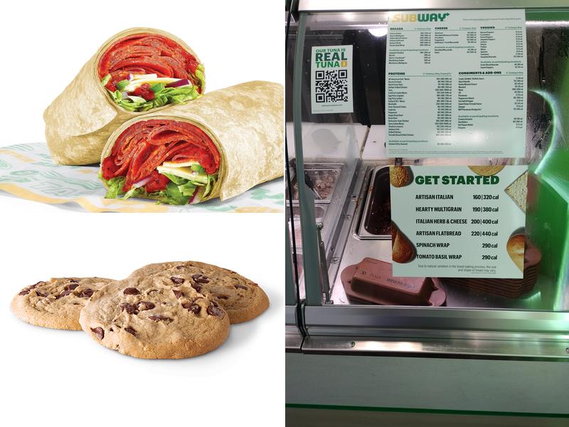 Subway Menu