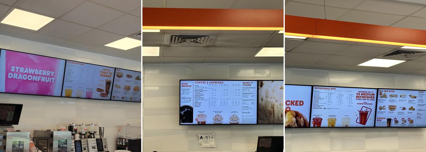 Dunkin' Menu