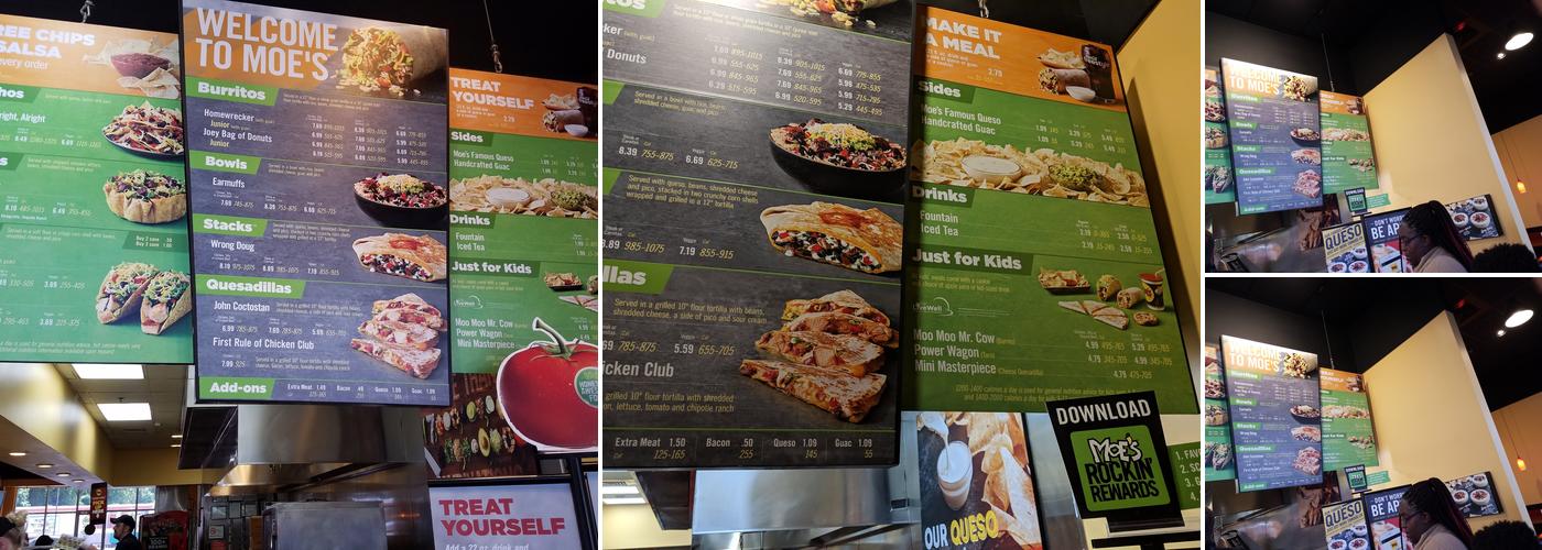 Moe's Southwest Grill Menu
