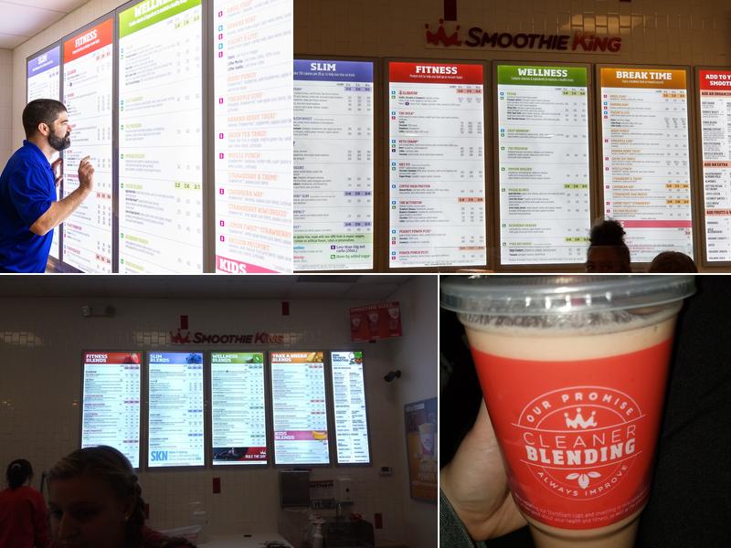 Smoothie King Menu
