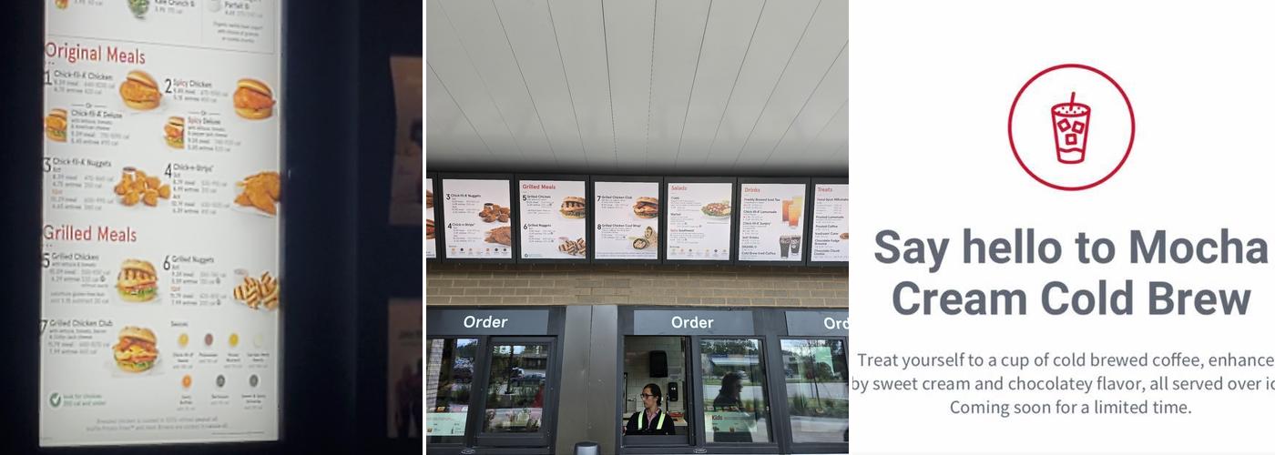 Chick-fil-A Menu