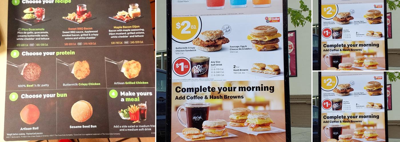 McDonald's Menu
