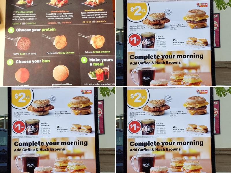 McDonald's Menu