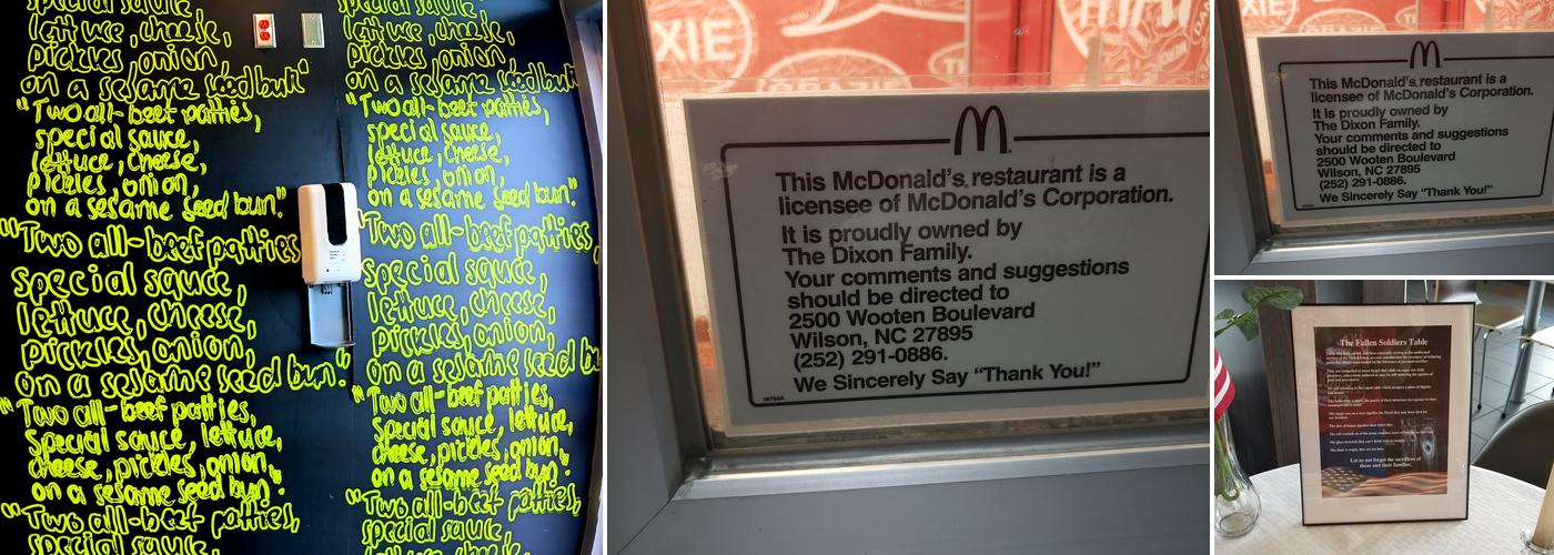 McDonald's Menu