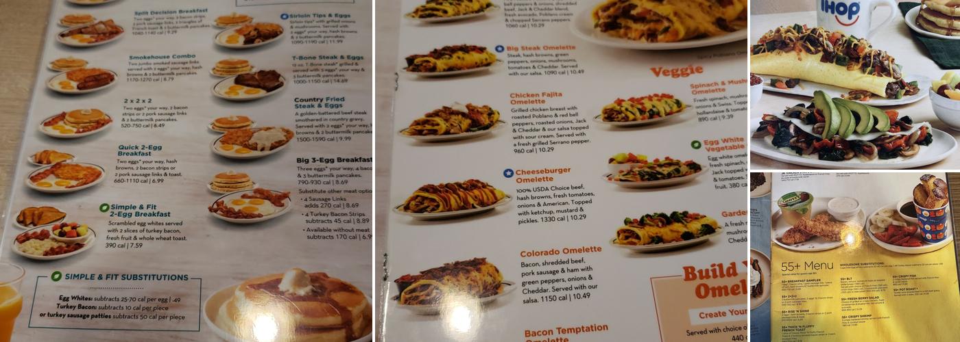 IHOP Menu