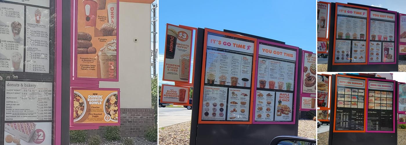 Dunkin' Menu