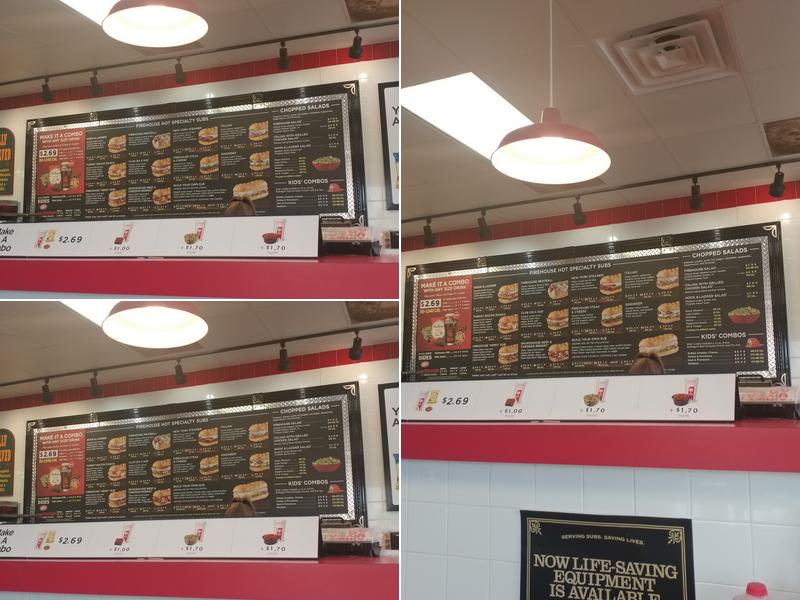 Firehouse Subs Western Blvd Menu