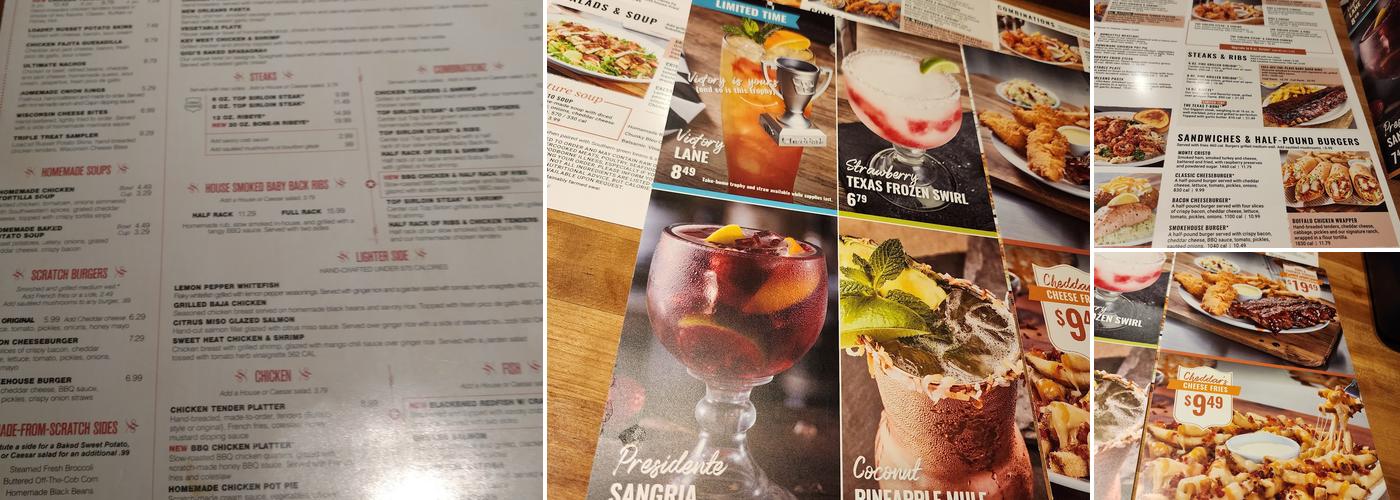 Cheddar's Scratch Kitchen Menu