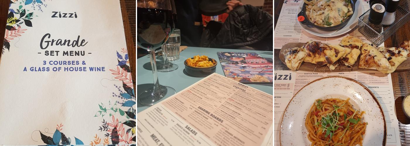 Zizzi - Reading Oracle Menu