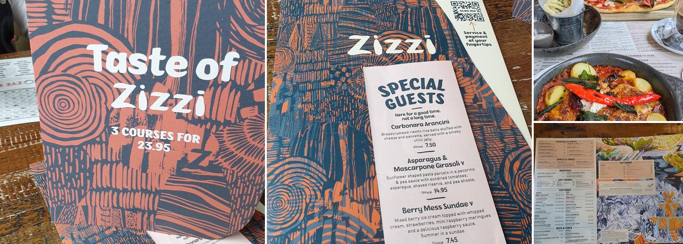 Zizzi - Stafford Menu