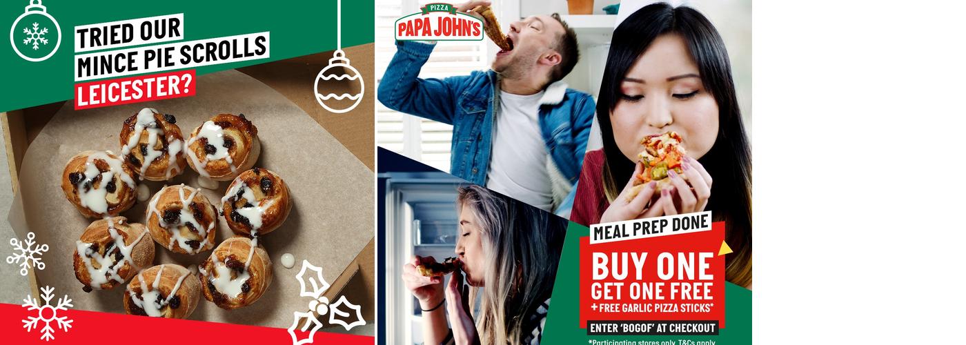 Papa Johns Pizza Menu