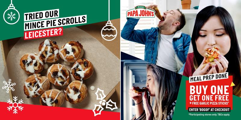 Papa Johns Pizza Menu