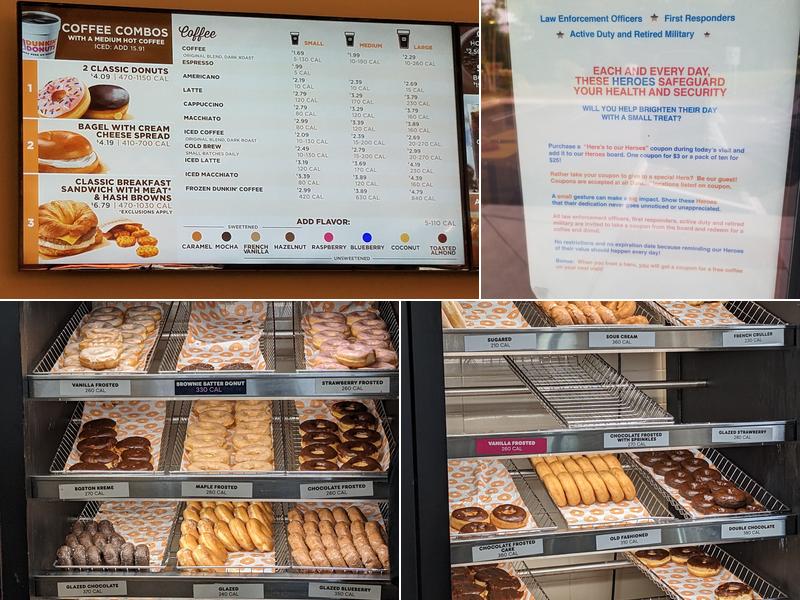 Dunkin' Menu