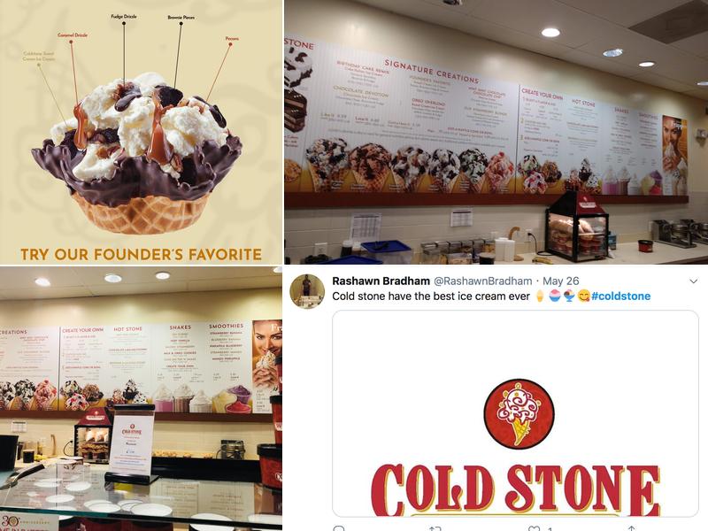 Cold Stone Creamery Menu