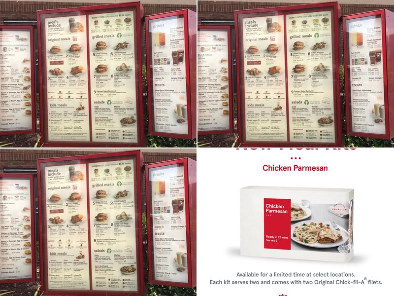 Chick-fil-A Menu
