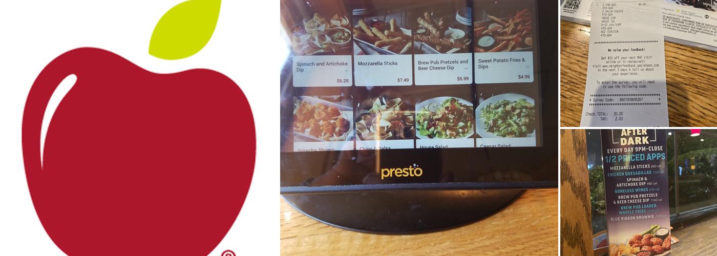 Applebee's Grill + Bar Menu