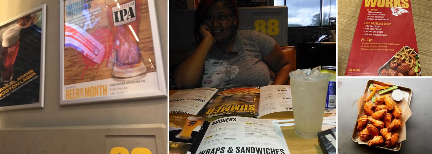 Buffalo Wild Wings Menu
