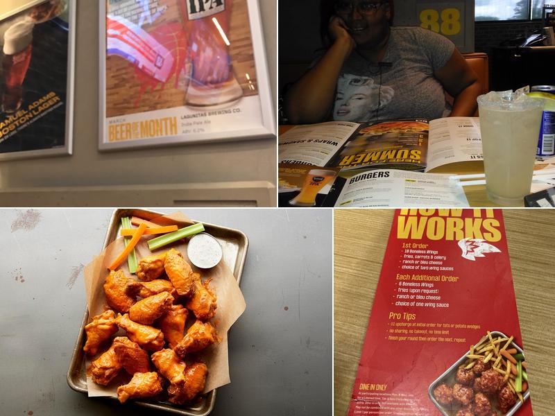 Buffalo Wild Wings Menu