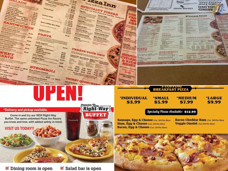 Pizza Inn Menu