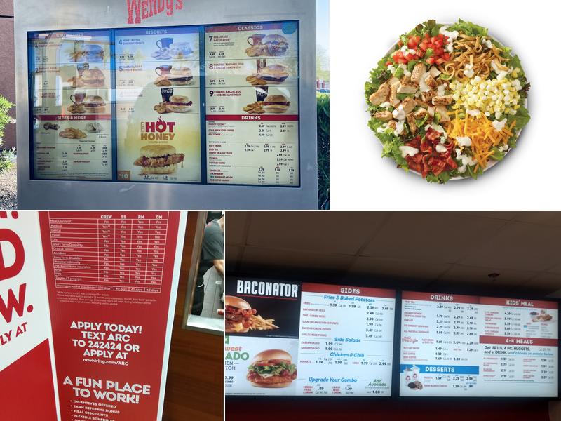 Wendy's Menu