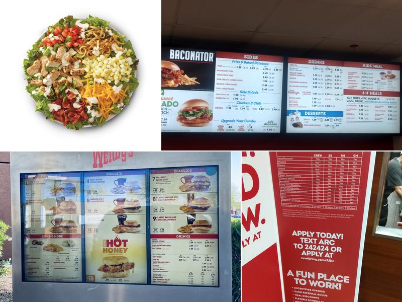 Wendy's Menu