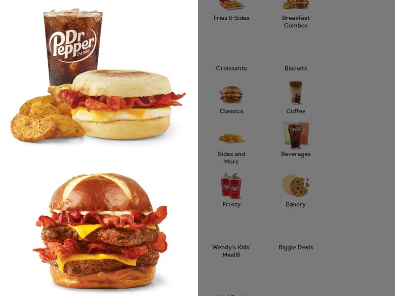 Wendy's Menu
