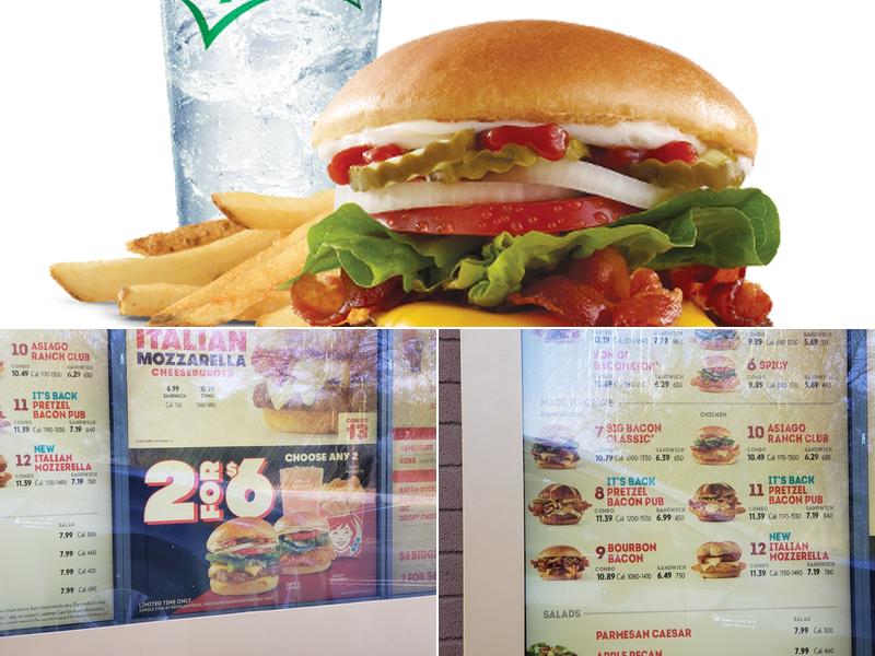 Wendy's Menu
