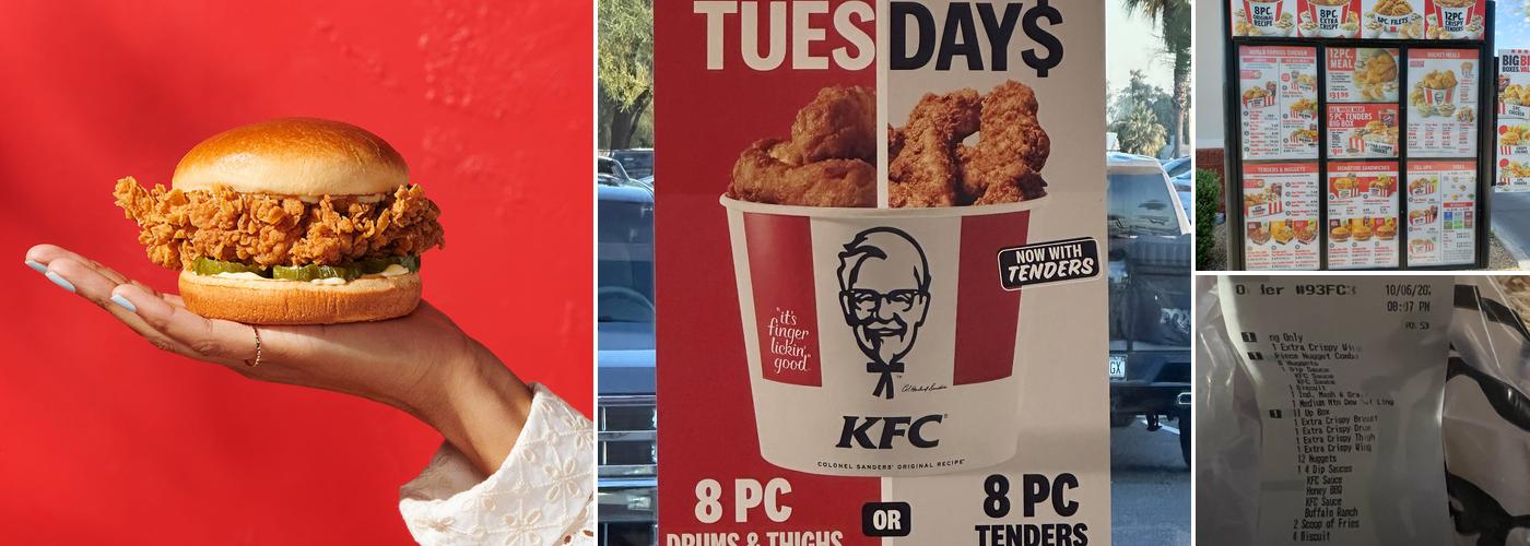 KFC Menu