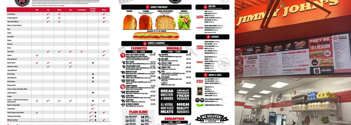 Jimmy John's Menu