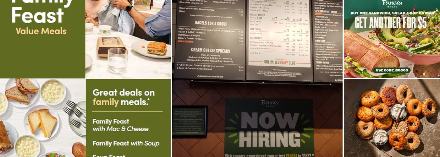 Panera Bread Menu