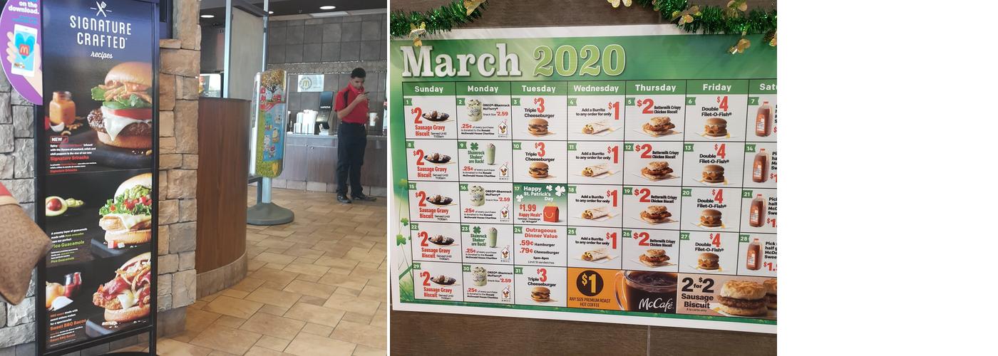 McDonald's Menu