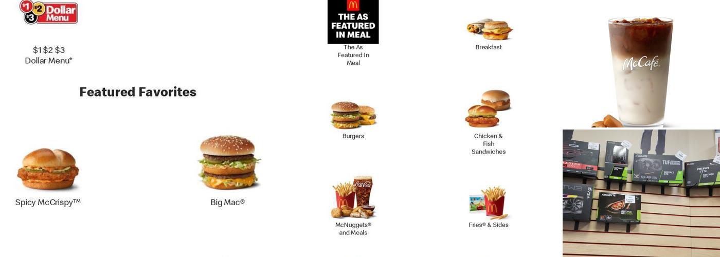 McDonald's Menu