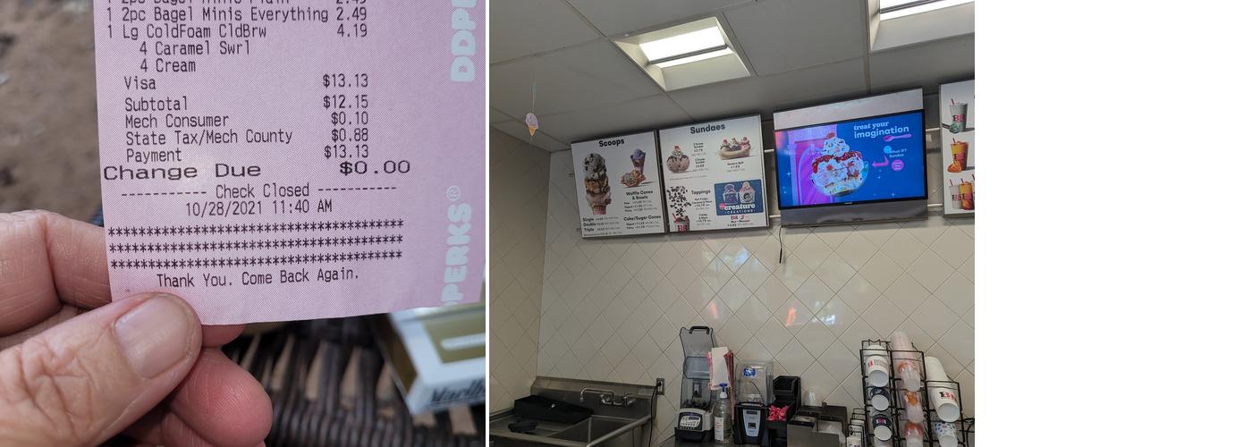 Dunkin' Menu